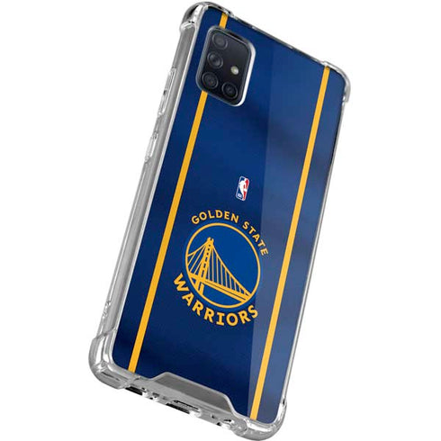 NBA Golden State Warriors Jersey Galaxy A71 5G Clear Case
