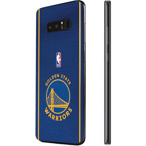 NBA Golden State Warriors Jersey Galaxy Note 8 Skin
