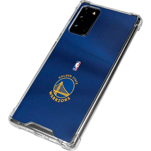 NBA Golden State Warriors Jersey Galaxy Note20 5G Clear Case