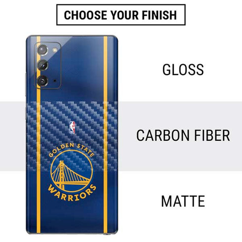 NBA Golden State Warriors Jersey Galaxy Note20 5G Skin