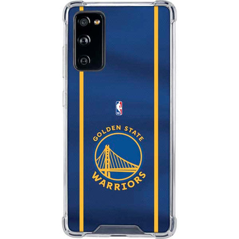 NBA Golden State Warriors Jersey Galaxy S20 FE Clear Case