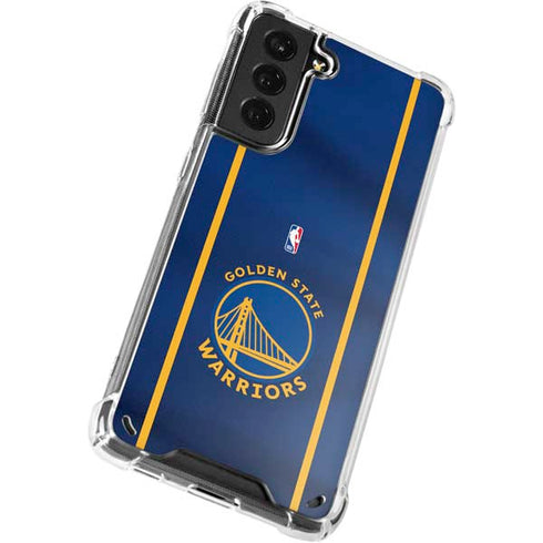 NBA Golden State Warriors Jersey Galaxy S21 Plus 5G Clear Case