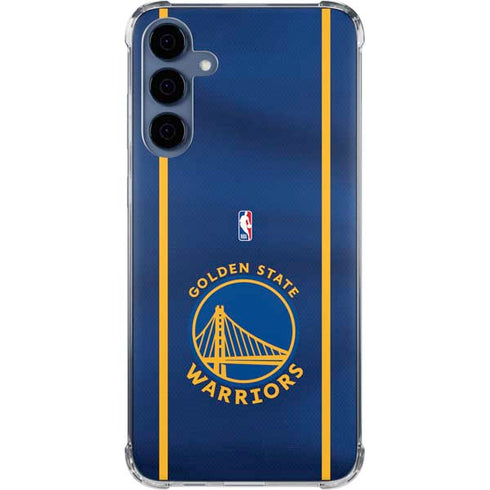 NBA Golden State Warriors Jersey Galaxy S24 Clear Case