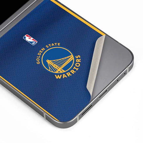 NBA Golden State Warriors Jersey Galaxy Z Flip6 Skin