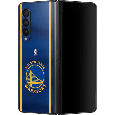 NBA Golden State Warriors Jersey Galaxy Z Fold3 5G Skin