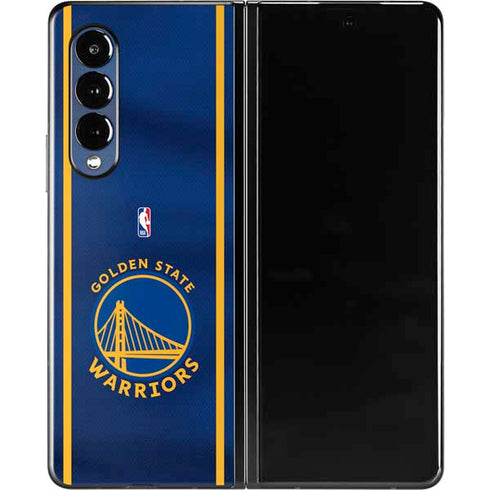NBA Golden State Warriors Jersey Galaxy Z Fold3 5G Skin