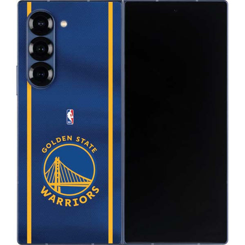 NBA Golden State Warriors Jersey Galaxy Z Fold6 Skin