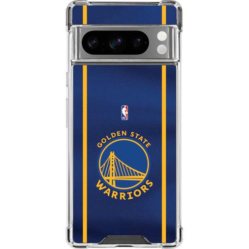 NBA Golden State Warriors Jersey Google Pixel 8 Pro Clear Case