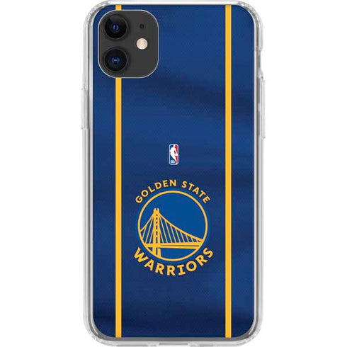 NBA Golden State Warriors Jersey iPhone 11 Clear Case