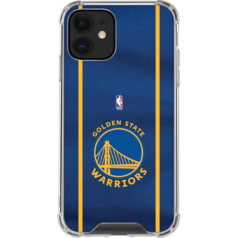 NBA Golden State Warriors Jersey iPhone 12 Clear Case