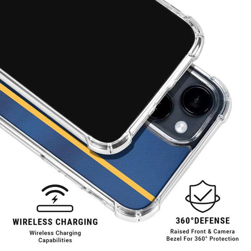 NBA Golden State Warriors Jersey iPhone 14 Plus Clear Case
