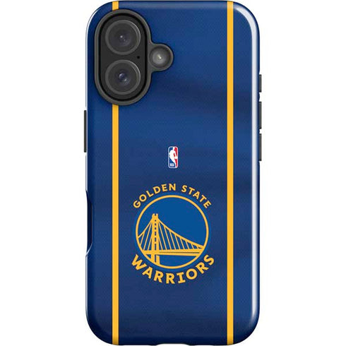 NBA Golden State Warriors Jersey iPhone 16 Impact Case