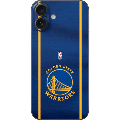 NBA Golden State Warriors Jersey iPhone 16 Plus Skin