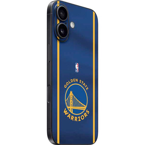 NBA Golden State Warriors Jersey iPhone 16 Plus Skin