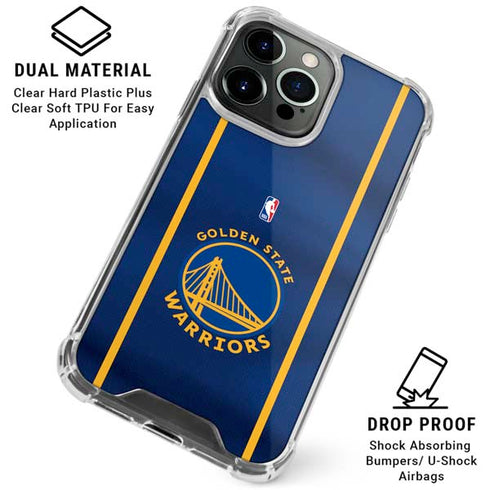 NBA Golden State Warriors Jersey iPhone 16 Pro Max Clear Case