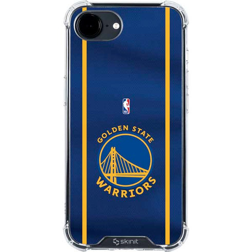 NBA Golden State Warriors Jersey iPhone 16e Clear Case