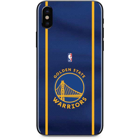 NBA Golden State Warriors Jersey iPhone X Skin