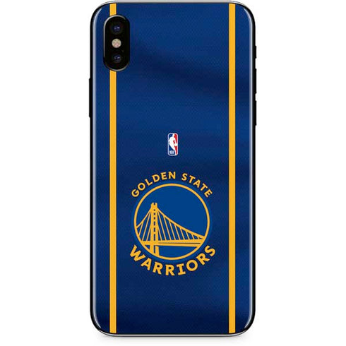 NBA Golden State Warriors Jersey iPhone XS Skin
