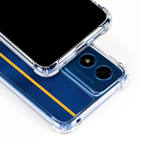 NBA Golden State Warriors Jersey Moto G 5G (2024) Clear Case