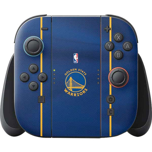 NBA Golden State Warriors Jersey Nintendo Switch 2 (2025) Joy-Con Controller Skin