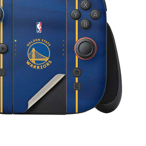NBA Golden State Warriors Jersey Nintendo Switch 2 (2025) Joy-Con Controller Skin