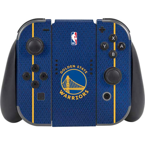 NBA Golden State Warriors Jersey Nintendo Switch (2017-2021) Joy-Con Controller Skin