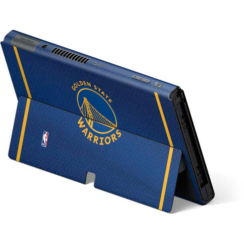 NBA Golden State Warriors Jersey Nintendo Switch OLED (2021) Skin