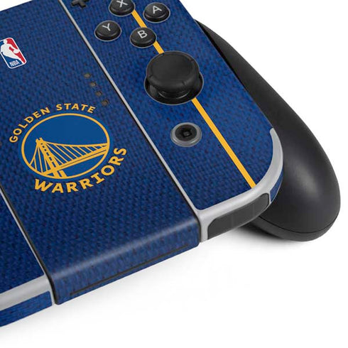 NBA Golden State Warriors Jersey Nintendo Switch OLED (2021) Skin