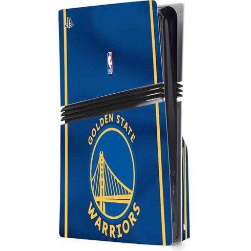 NBA Golden State Warriors Jersey PS5 Pro Disk Console Skin