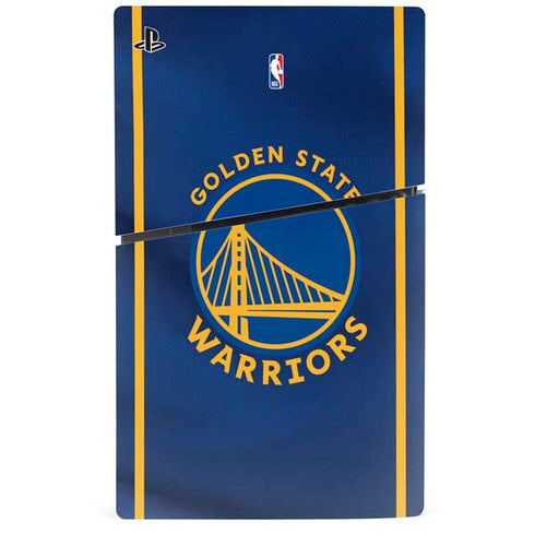 NBA Golden State Warriors Jersey PS5 Slim Digital Edition Console Skin
