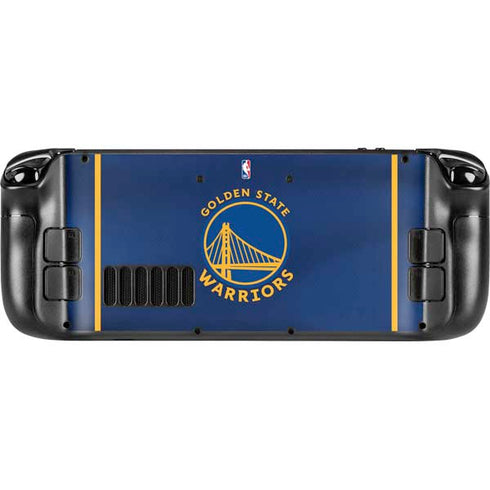 NBA Golden State Warriors Jersey Steam Deck Handheld Gaming Computer OLED Skin