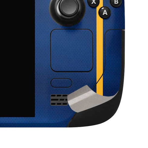 NBA Golden State Warriors Jersey Steam Deck Handheld Gaming Computer OLED Skin