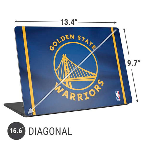 NBA Golden State Warriors Jersey Universal Laptop 16.6in (13.4 x 9.7in) Skin