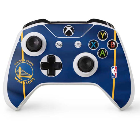 NBA Golden State Warriors Jersey Xbox One S Console and Controller Bundle Skin