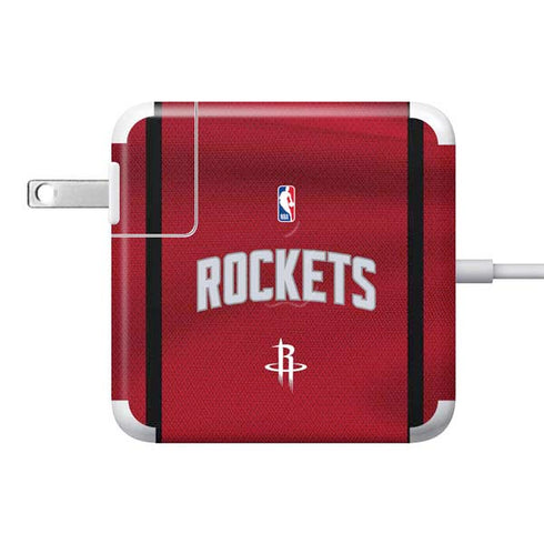NBA Houston Rockets Jersey 85W Power Adapter (15 and 17 inch MacBook Pro Charger) Skin