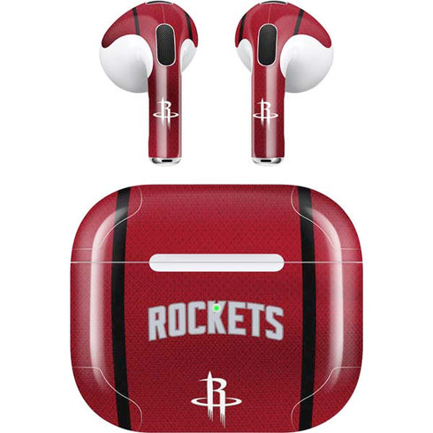 NBA Houston Rockets Jersey Apple AirPods (3rd Gen 2021) Skin