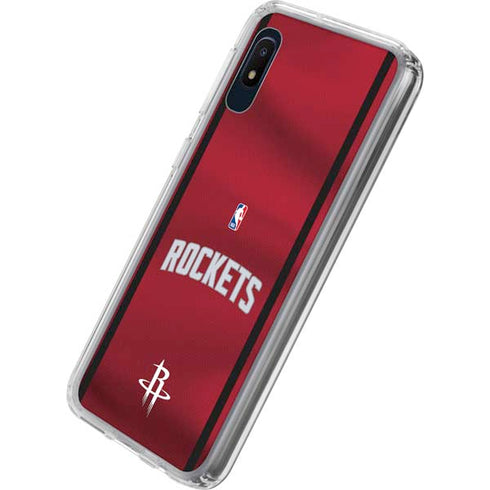 NBA Houston Rockets Jersey Galaxy A10e Clear Case