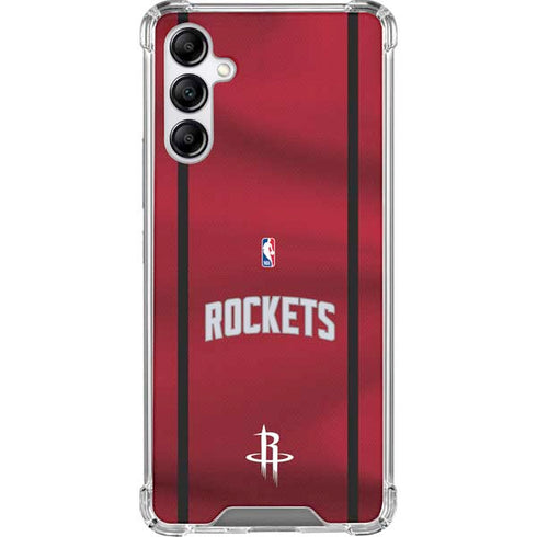 NBA Houston Rockets Jersey Galaxy A14 5G Clear Case
