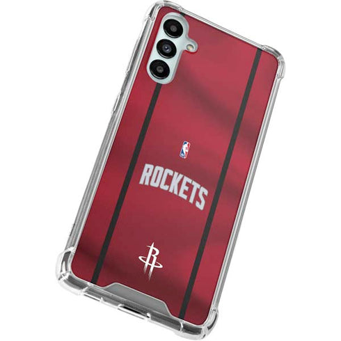 NBA Houston Rockets Jersey Galaxy A14 5G Clear Case