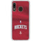 NBA Houston Rockets Jersey Galaxy A20 Clear Case
