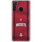 NBA Houston Rockets Jersey Galaxy A21 Clear Case