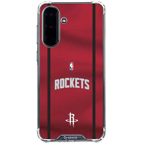 NBA Houston Rockets Jersey Galaxy A36 5G Clear Case