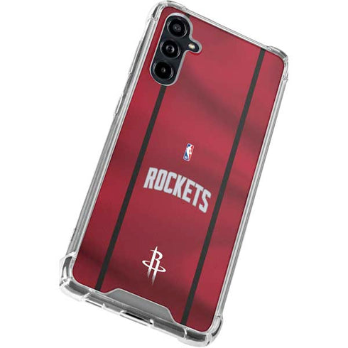 NBA Houston Rockets Jersey Galaxy A54 5G Clear Case
