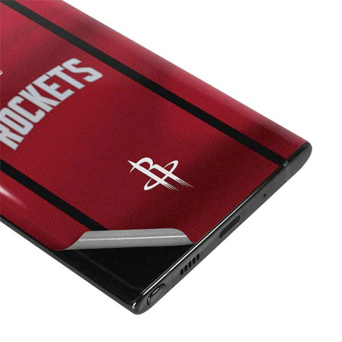 NBA Houston Rockets Jersey Galaxy Note 10 Plus Skin