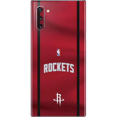 NBA Houston Rockets Jersey Galaxy Note 10 Skin