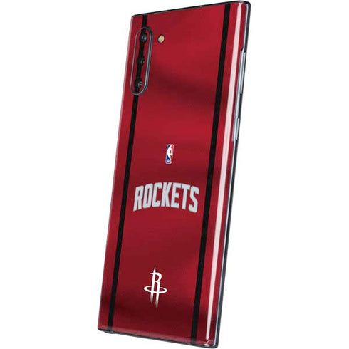 NBA Houston Rockets Jersey Galaxy Note 10 Skin