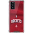 NBA Houston Rockets Jersey Galaxy Note20 5G Clear Case
