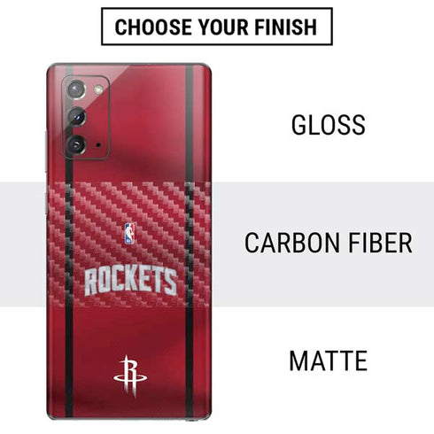 NBA Houston Rockets Jersey Galaxy Note20 5G Skin
