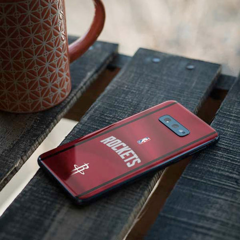 NBA Houston Rockets Jersey Galaxy S10e Skin
