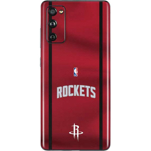NBA Houston Rockets Jersey Galaxy S20 Fan Edition Skin